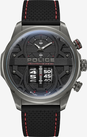 Montre à affichage analogique 'ROTORCROM' POLICE en noir : devant