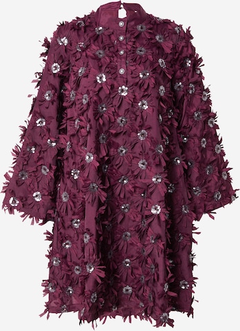 Robe de cocktail YAS en rouge : devant