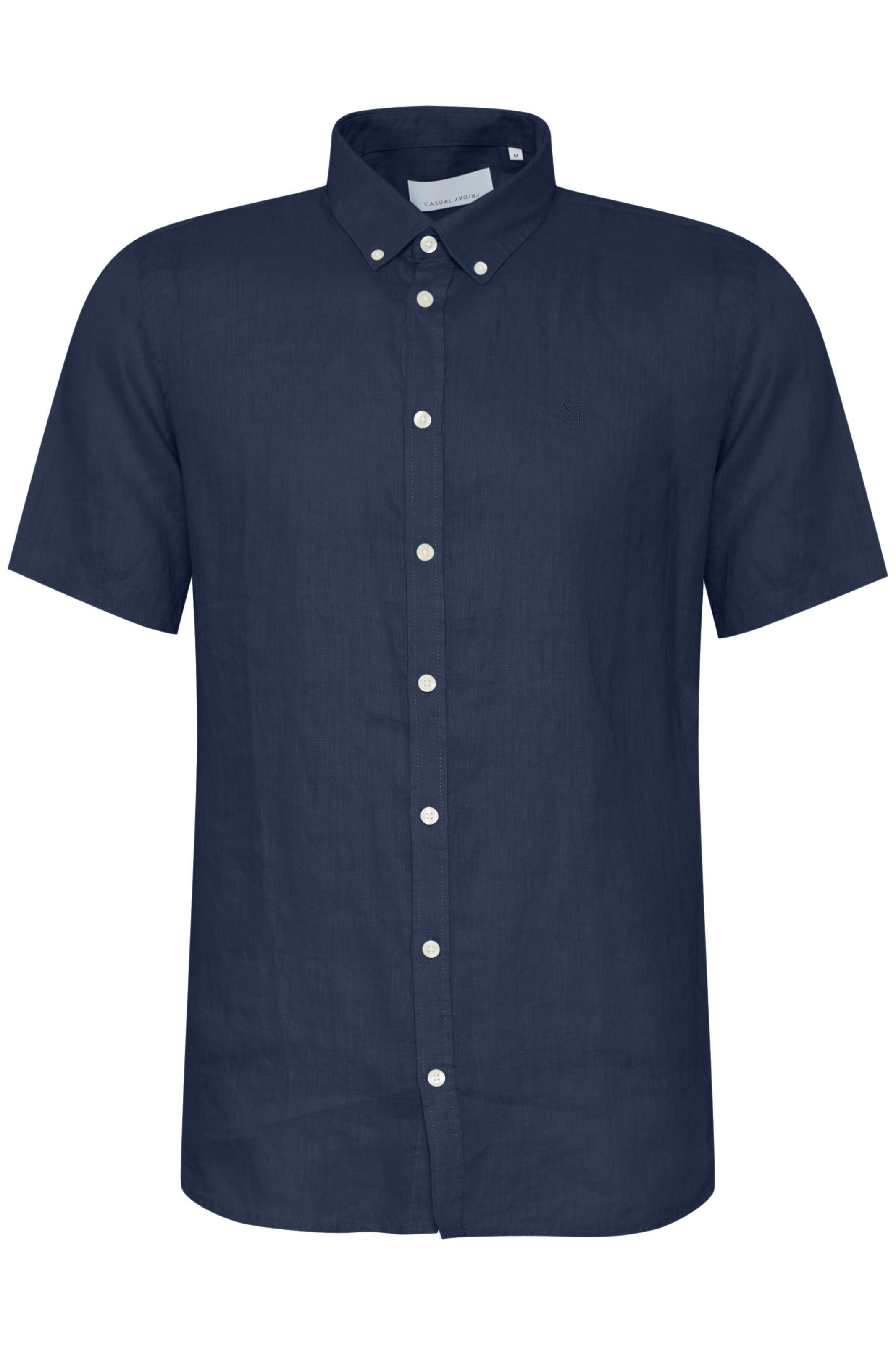 Casual Friday Overhemd 'Anton' in Blauw: voorkant