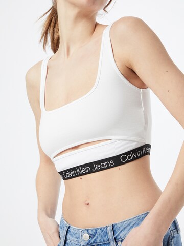 Calvin Klein Jeans - Top 'MILANO' em branco