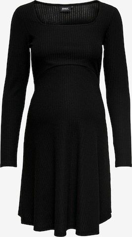 Only Maternity Dress in Black: front