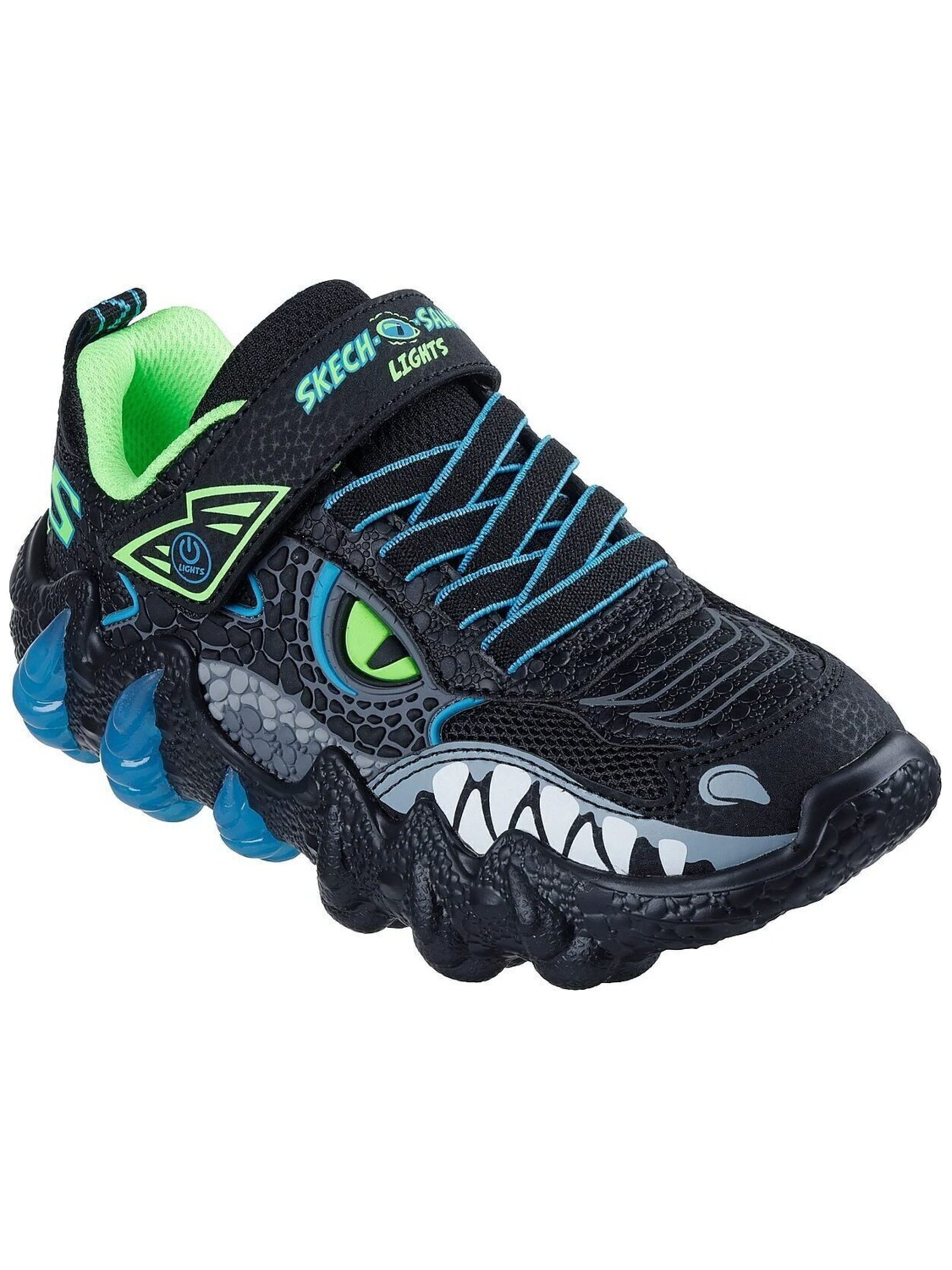 SKECHERSTenisice 'SKECH-O-SAURUS LIGHTS 2.0' - crna boja: prednji dio