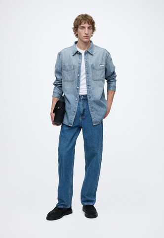 Calvin Klein Jeans Regular fit Srajca | modra barva