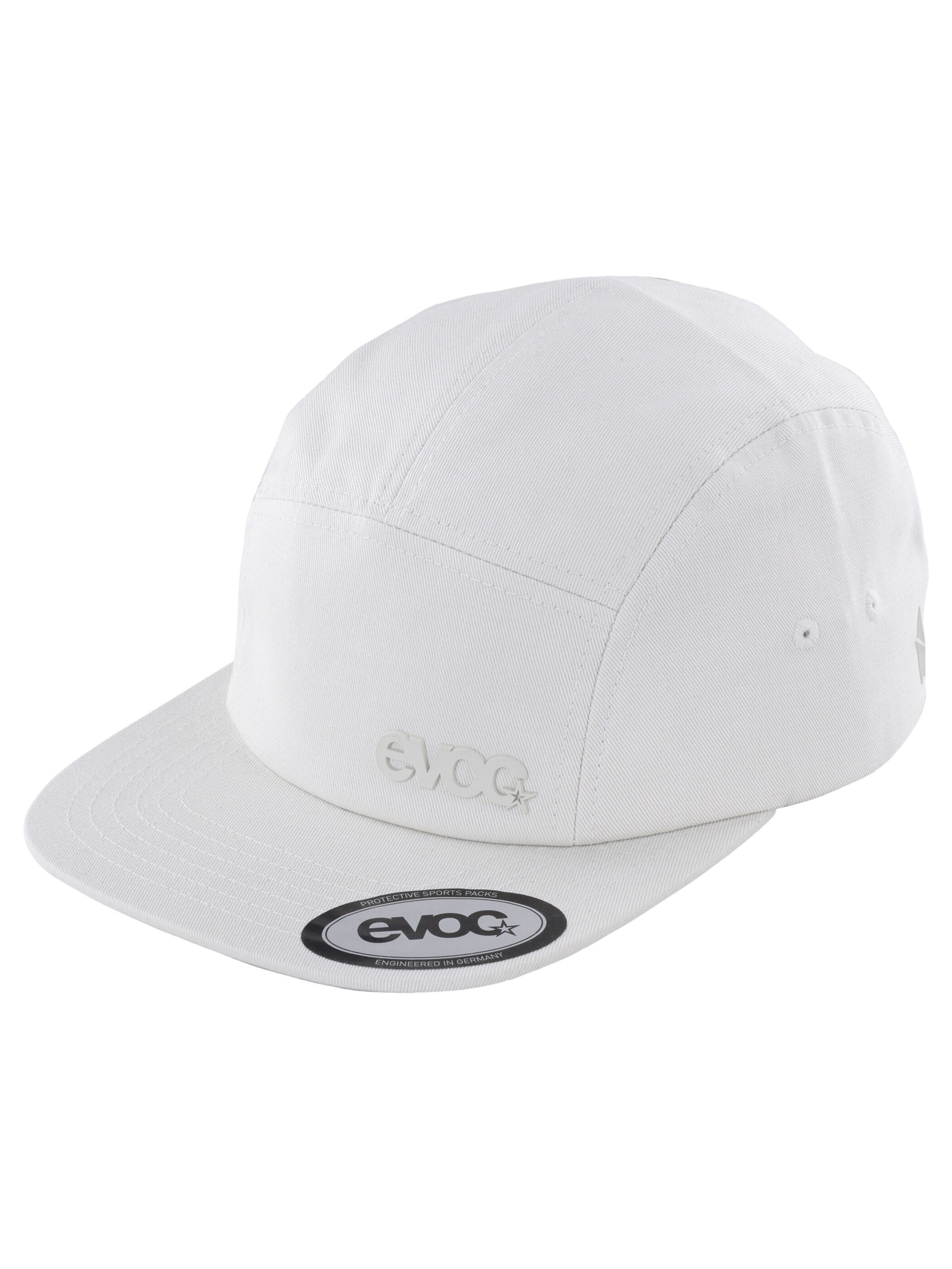 EVOC Cap 'Five panel' in White: front