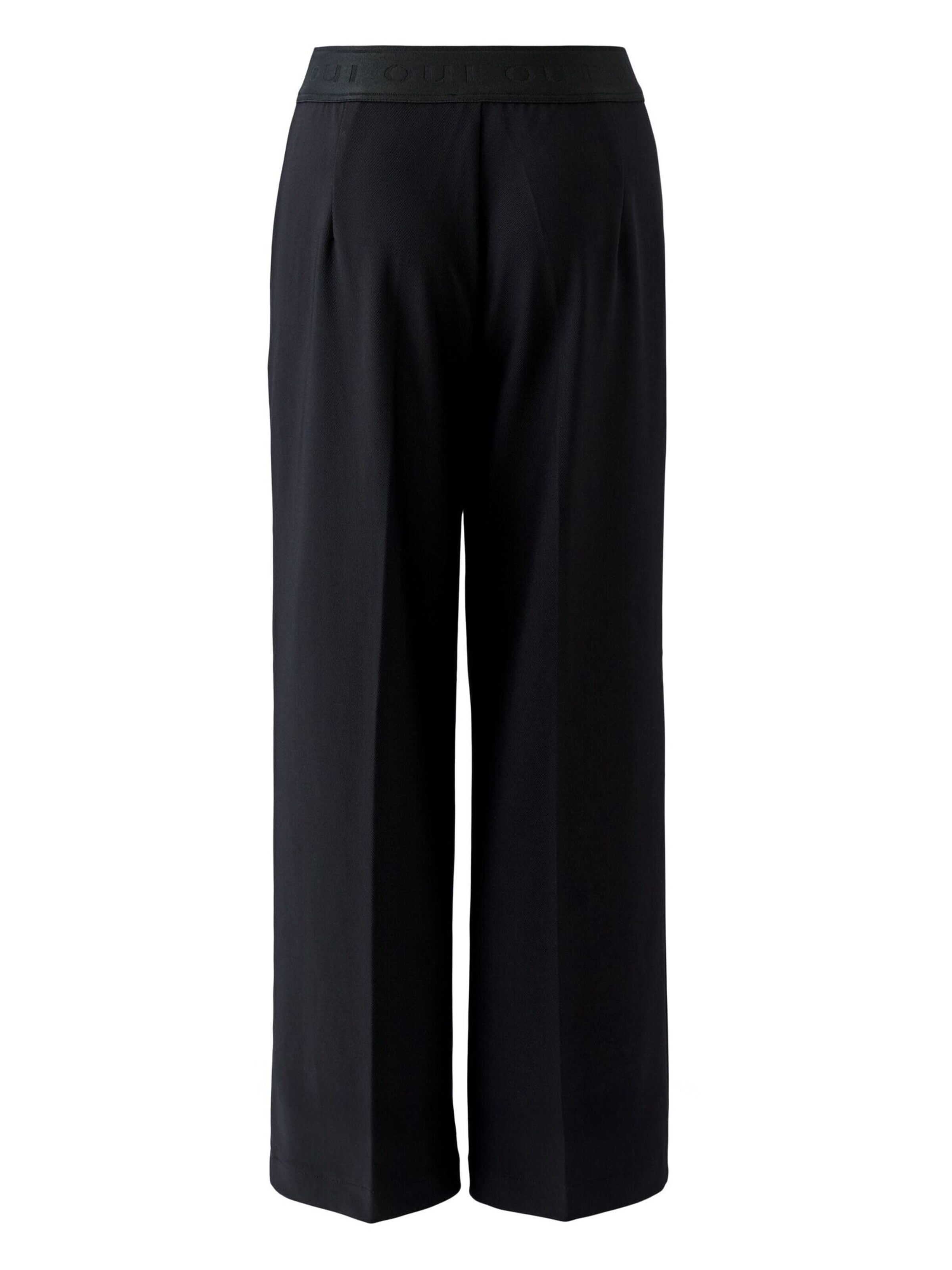 OUI Wide Leg Culotte 'Neya' in Schwarz