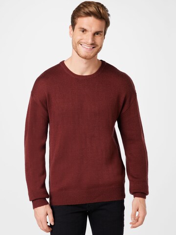 ABOUT YOU Sweater 'Alan' in Red: front