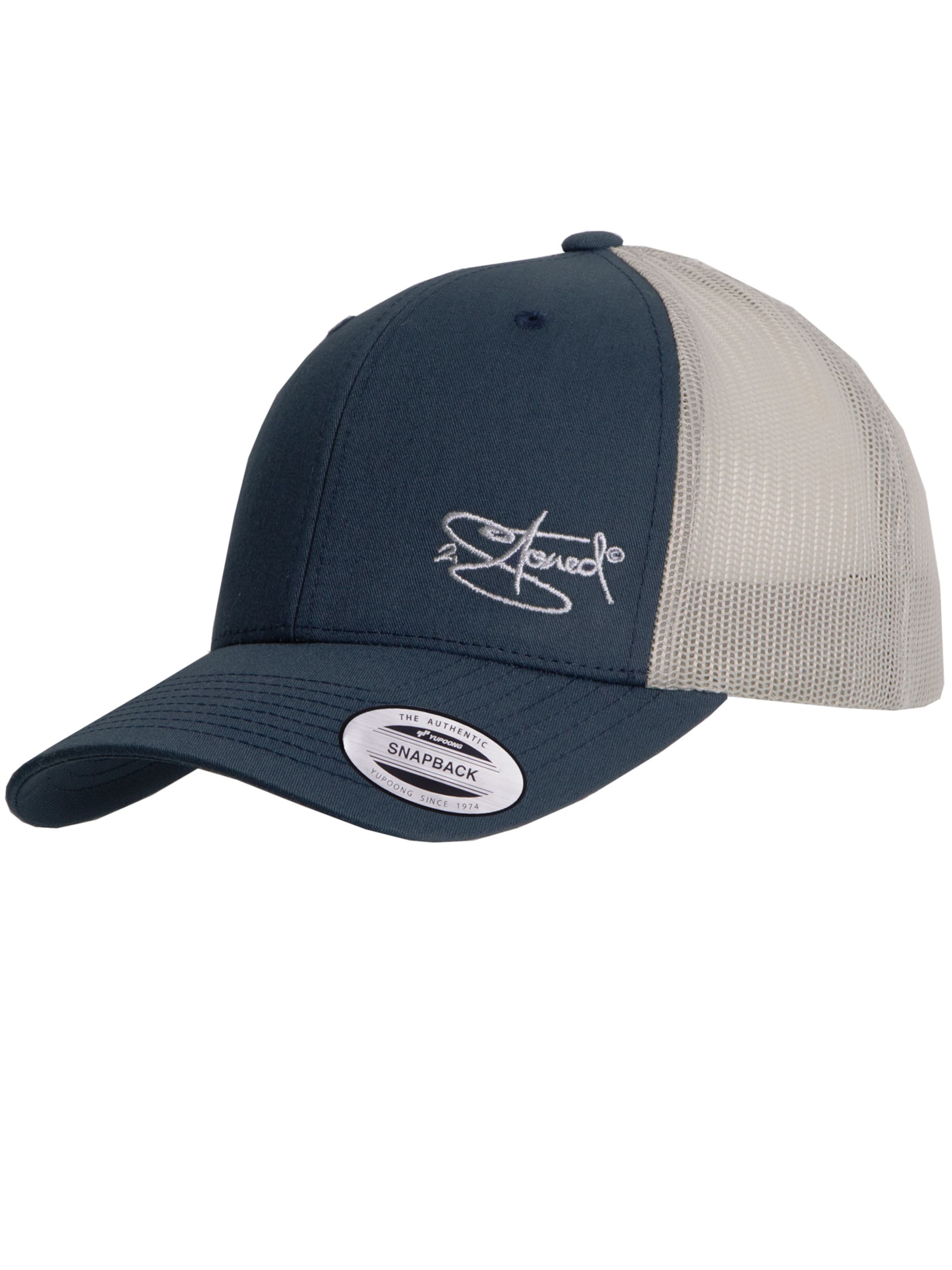 2Stoned Cap 'Flexfit Trucker Retro 2-Tone' in Blue: front