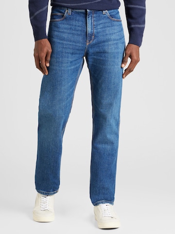 Regular Jeans '708' de la HUGO Red pe albastru: față