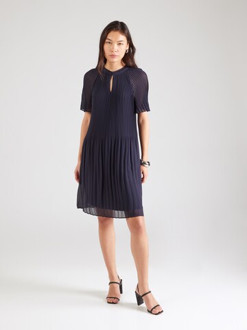 COMMA Cocktailjurk in Blauw: voorkant