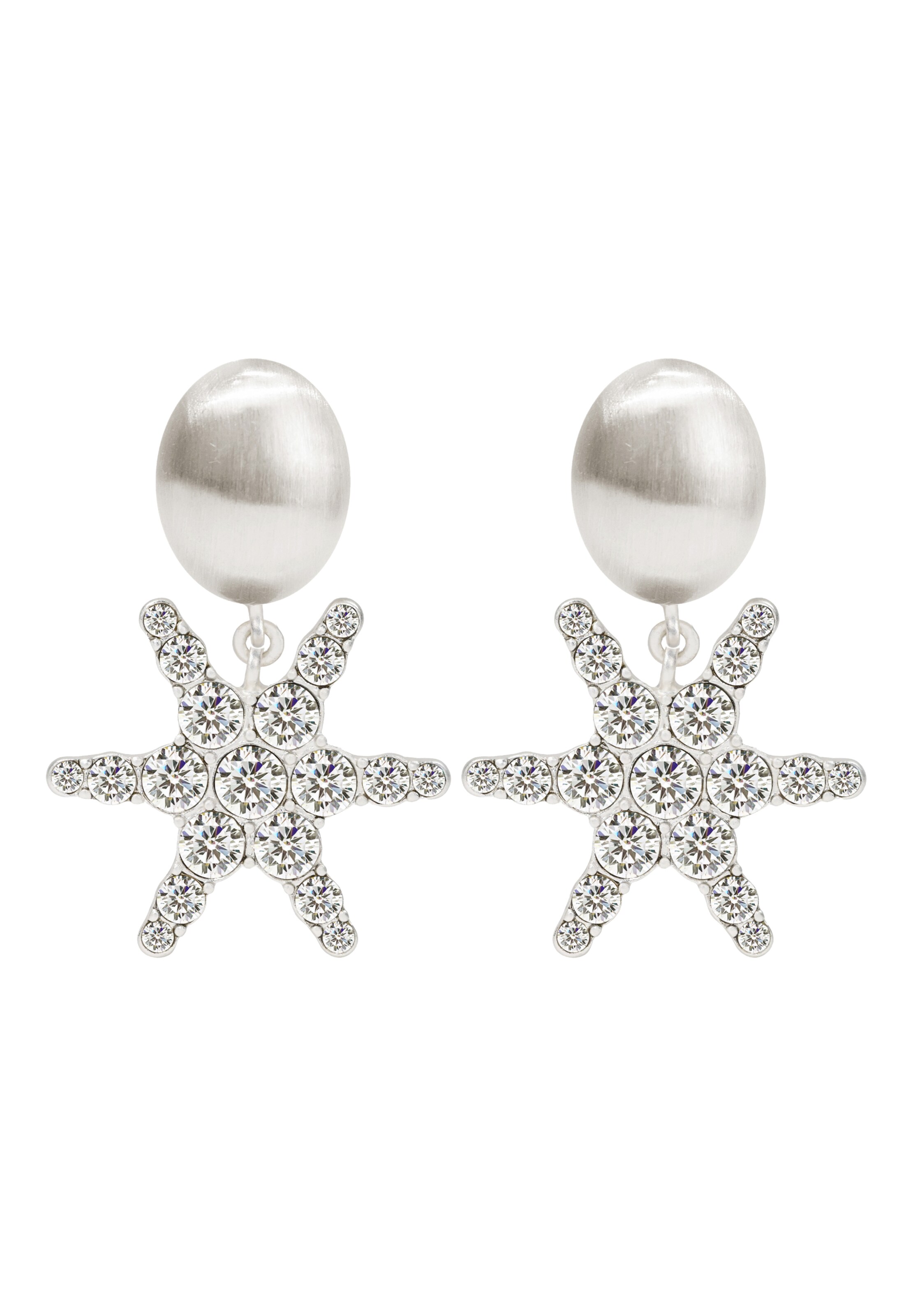 FILIPPA FIRENZE Earrings 'Stella Clips' in Silver: front