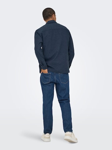 Veste mi-saison 'ONSMark' Only & Sons en bleu