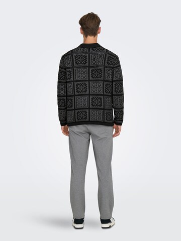 melns Only & Sons Adīta jaka