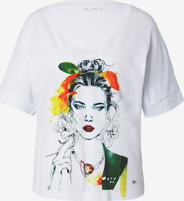 Key Largo T-shirt 'CARMEN' i vit: framsida