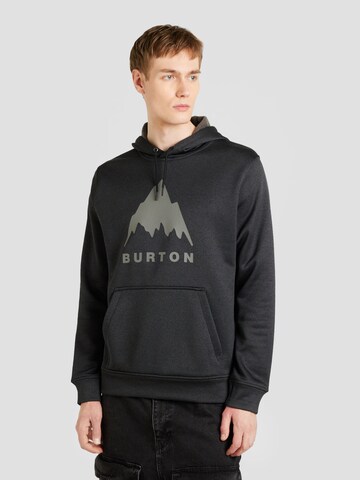 Sweat-shirt BURTON en noir : devant