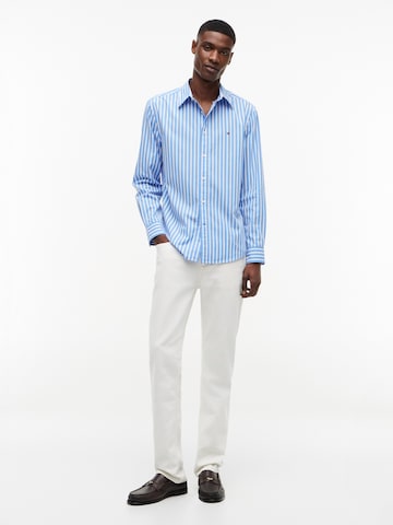 TOMMY HILFIGER Regular Fit Paita 'FLEX' värissä sininen