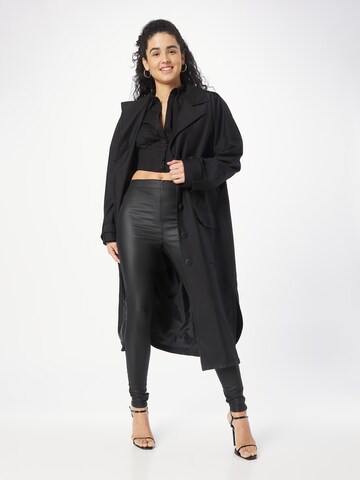 Cream Skinny Leggings 'Tea' in Schwarz
