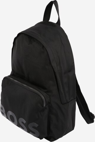 BOSS Black - Mochila 'Catch' em preto: frente