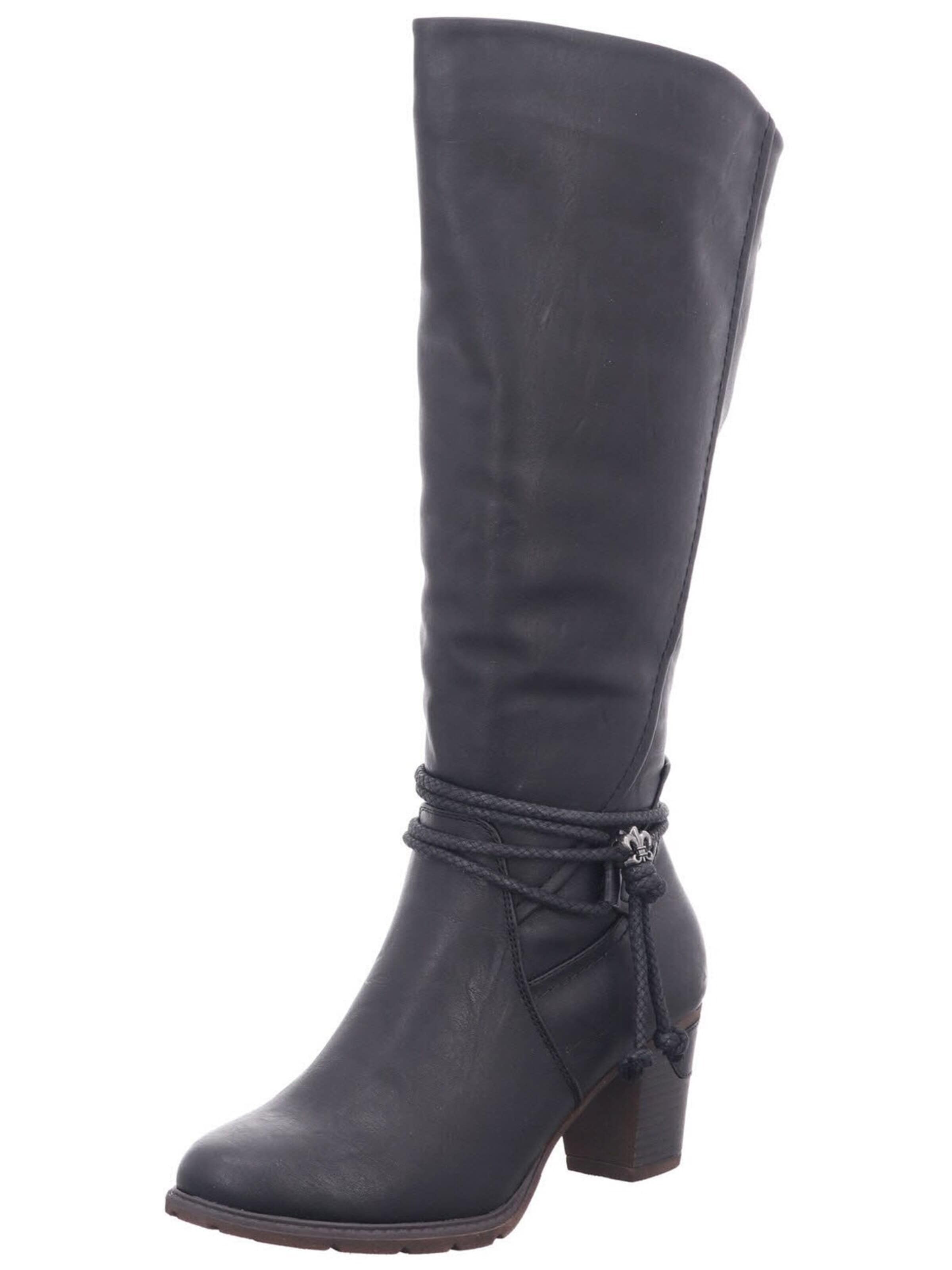 Rieker - Botas 'Stiefel Damen 96059 00 Kunststoff (Synthetik) in schwarz' en negro: frente