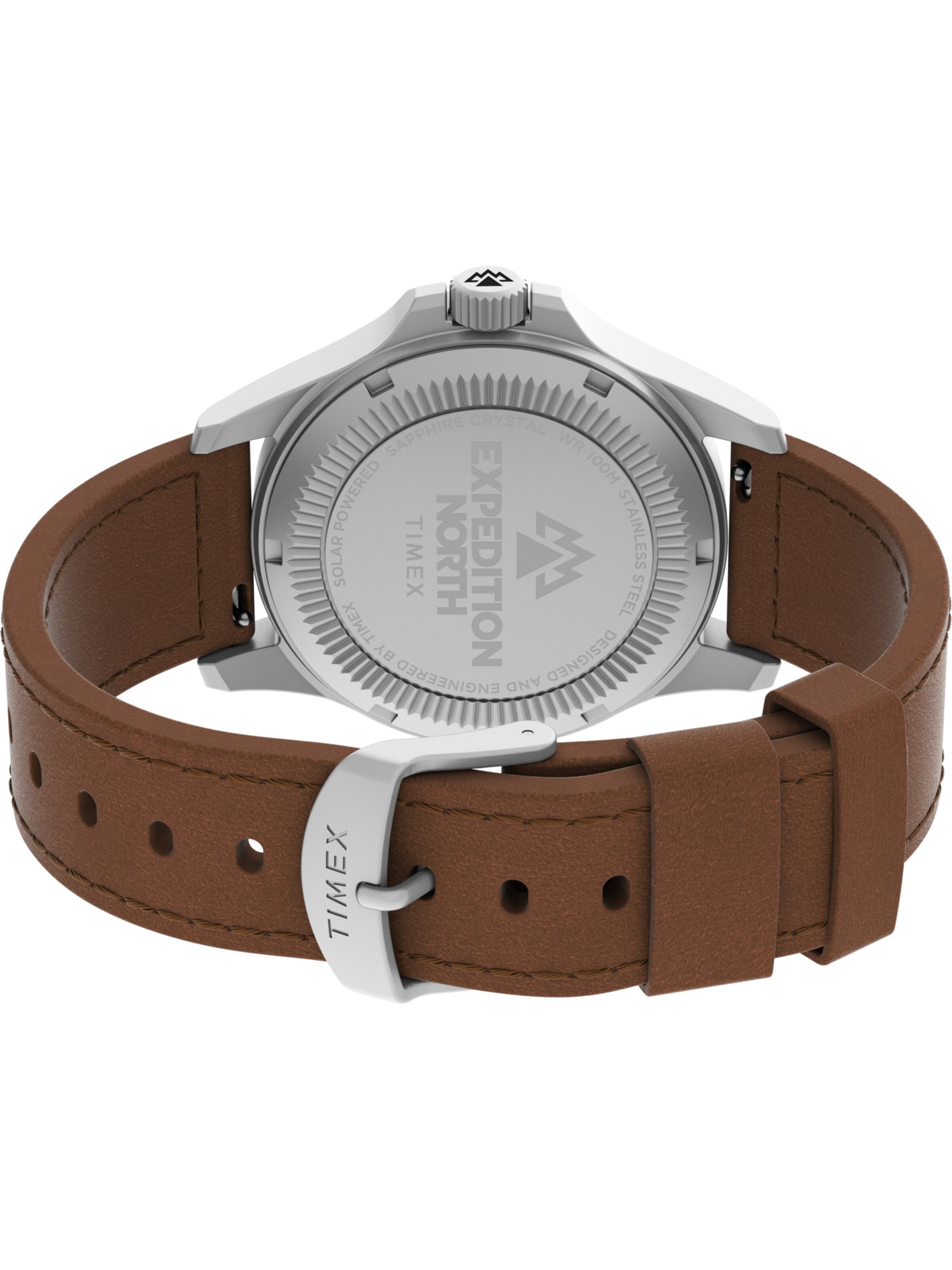 TIMEX Analoguhr in Braun