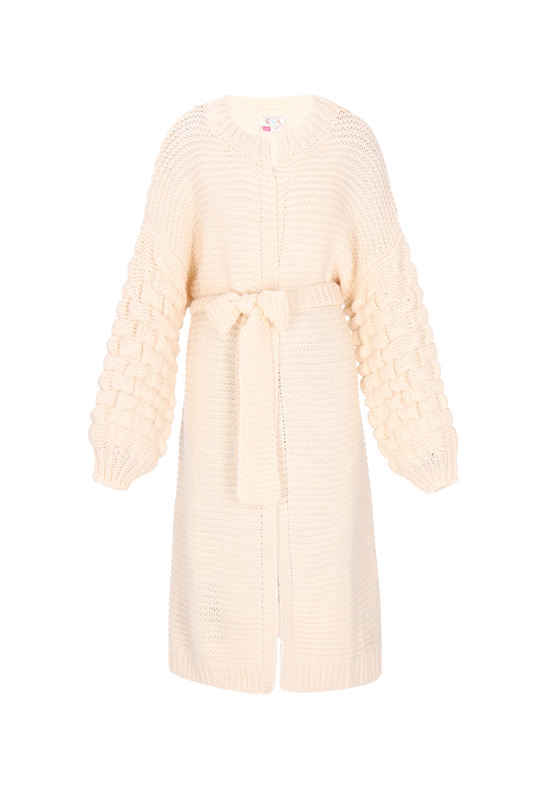 IZIA Cardigan 'Boho' i orange: forside