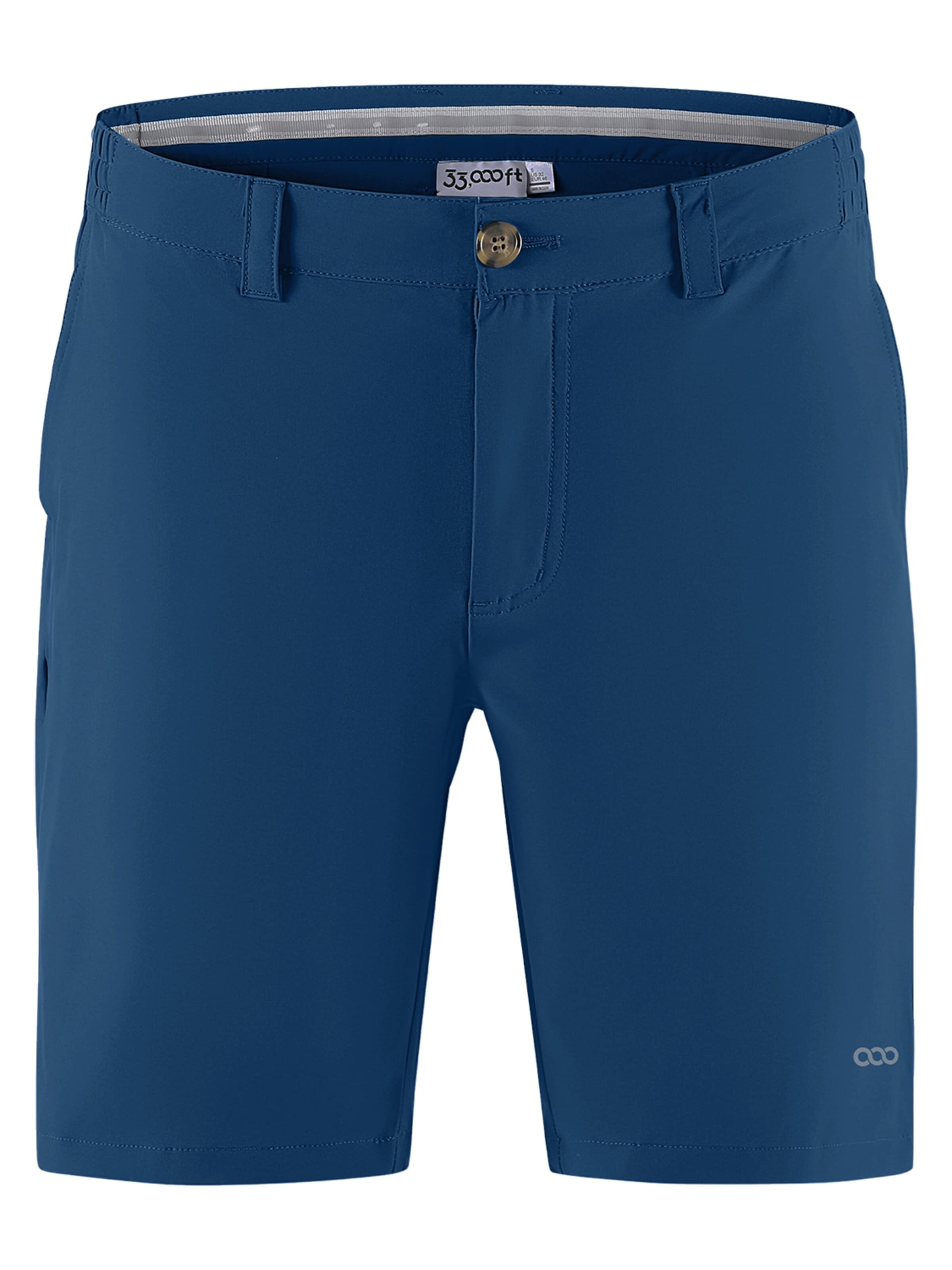 33,000ft Pants '33,000ft Men's Golf Shorts' in Blue: front