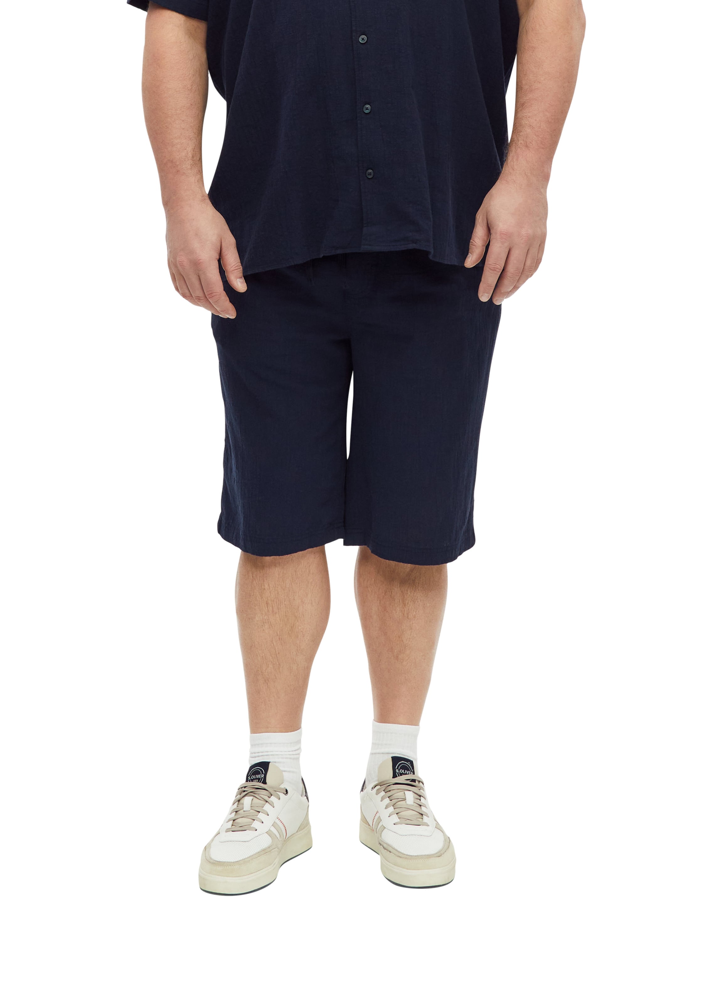 Regular Pantalon 'Detroit' s.Oliver en bleu : devant