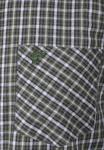 DENIM CULTURE Regular Fit Skjorte 'ZENO' i grønn