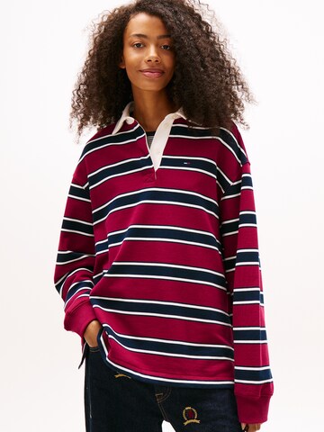 Tommy Jeans Sweatshirt in Red: front
