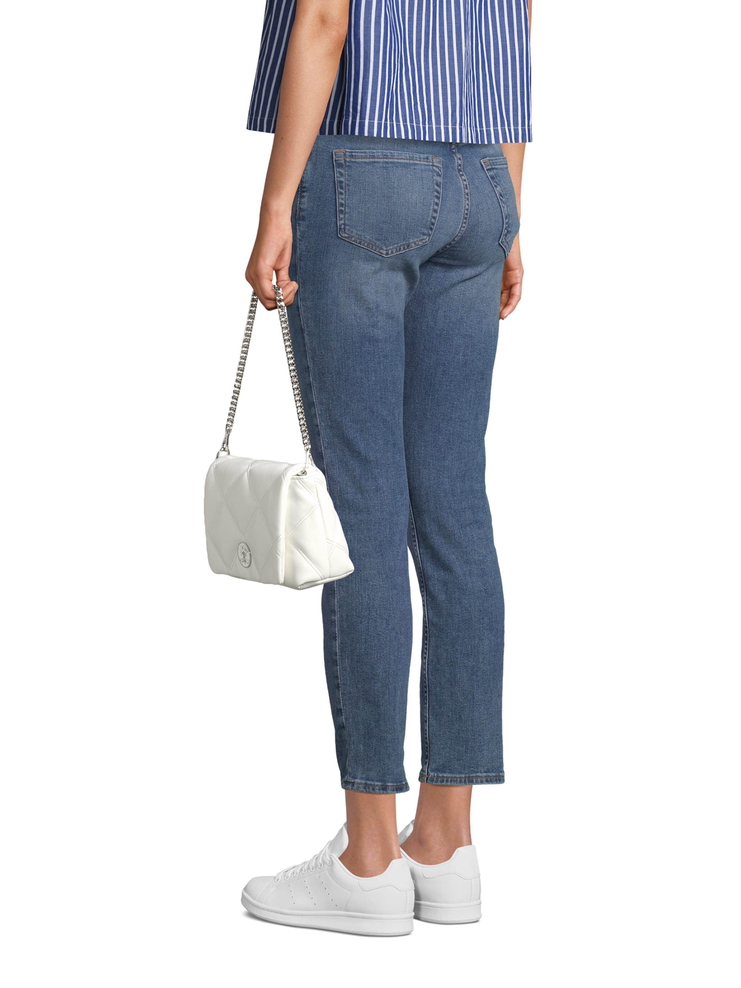 balts JOOP! Jeans Pleca soma 'Confetto Solar': no priekšpuses