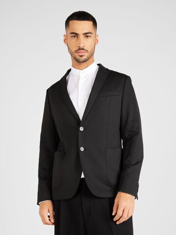 Coupe regular Veste de costume s.Oliver en noir : devant