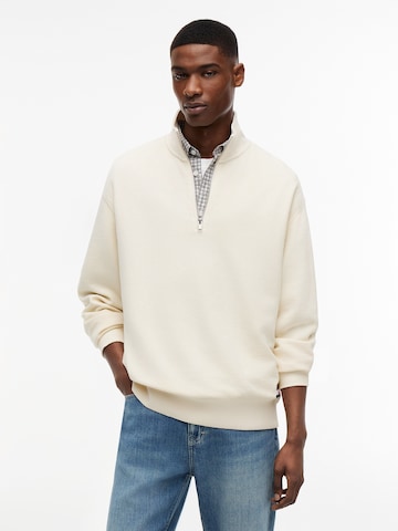 Tommy Jeans Collegepaita värissä beige: etupuoli