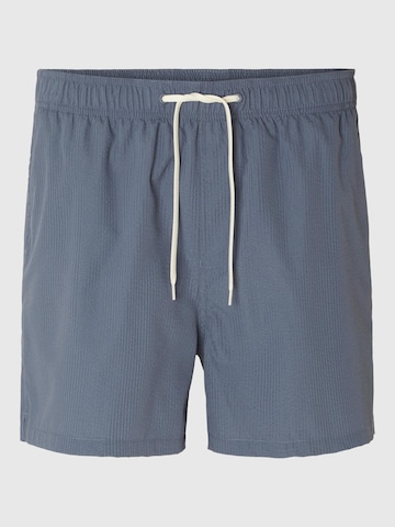 SELECTED HOMME Badeshorts i blå