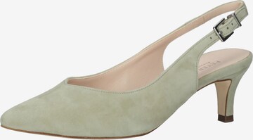 PETER KAISER Slingback Pumps in Green: front