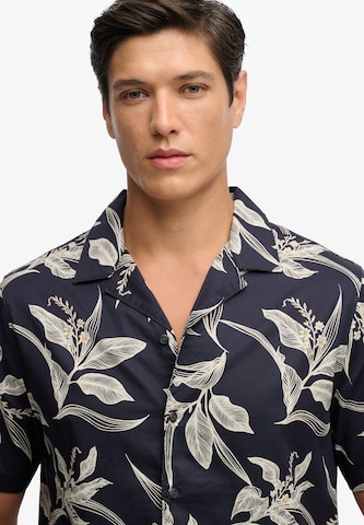 Superdry & Co Regular fit Button Up Shirt in Blue