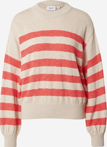 SAINT TROPEZ Sweater 'Clarie' in Beige: front