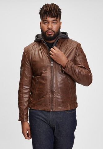 Gipsy Between-Season Jacket 'MClance' in Brown: front