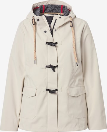 Ulla Popken Weatherproof jacket in White: front