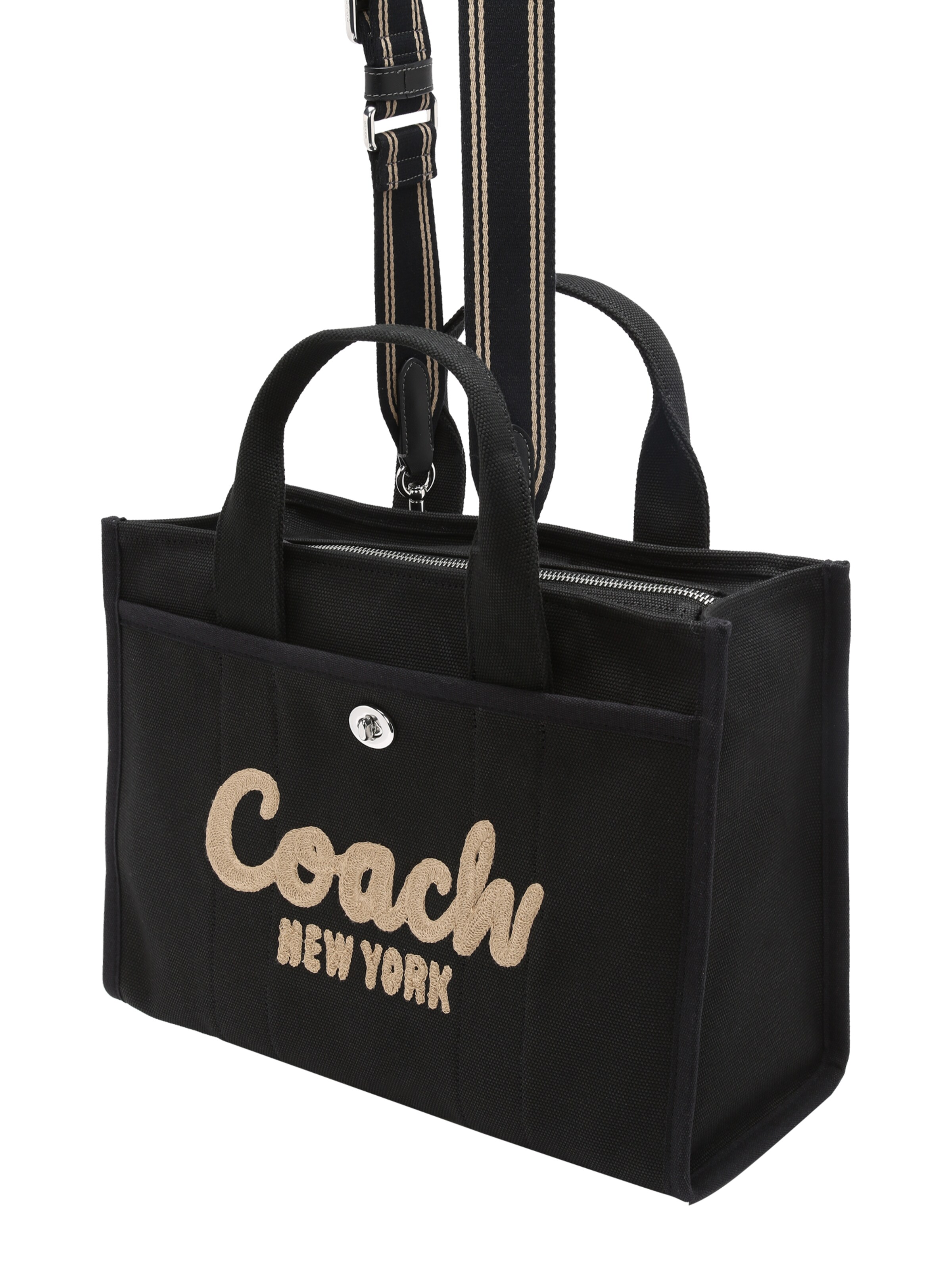 Borsa a mano 'CARGO TOTE BAG' di COACH in nero