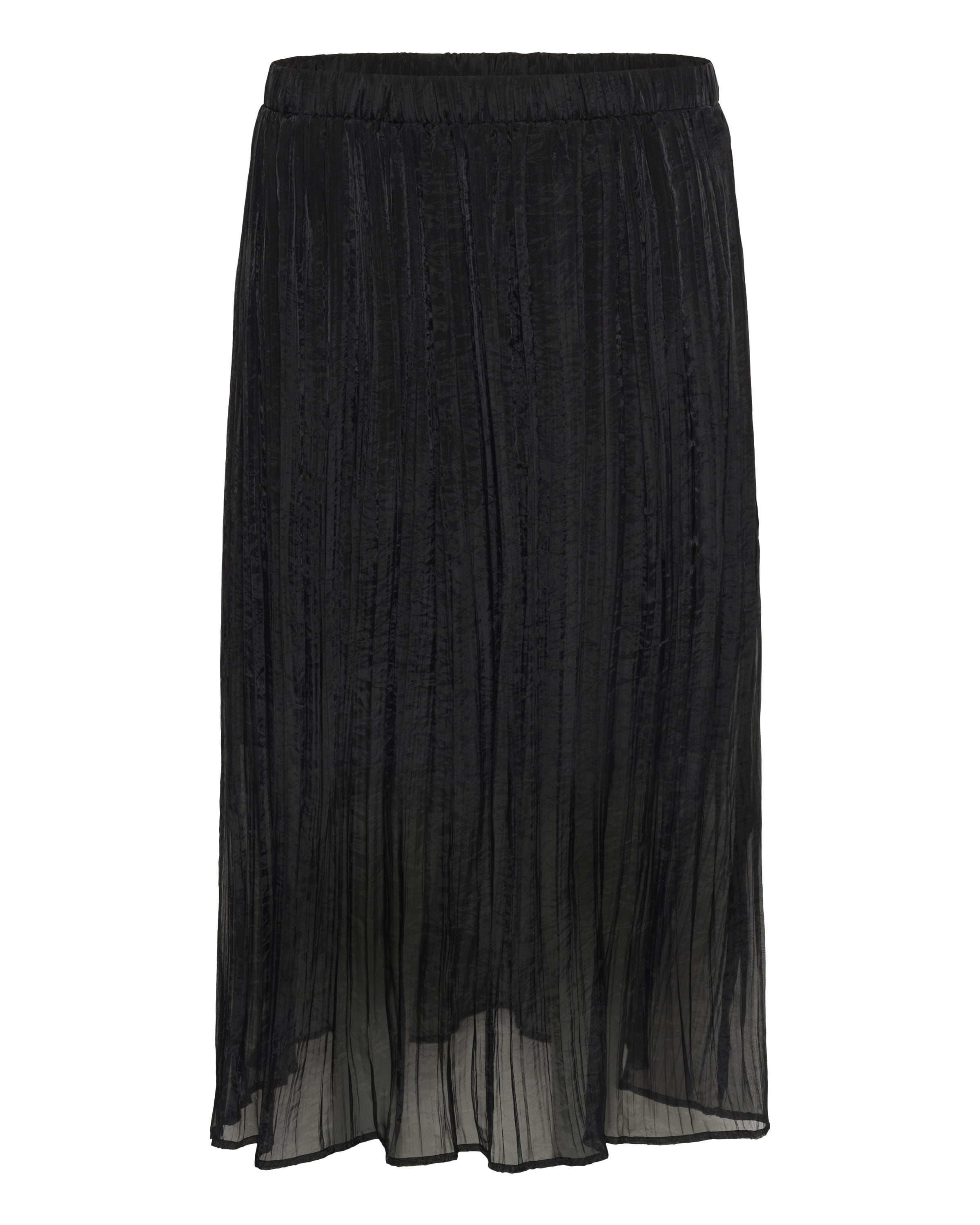 KAFFE CURVE Nederdel 'Peri' i sort: forside