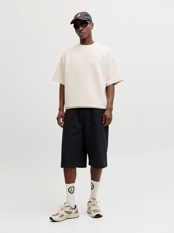 JACK & JONES - Loosefit Pantalón 'JPSTOWEN' en negro