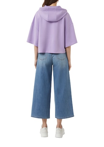 Veste de survêtement comma casual identity en violet : derrière