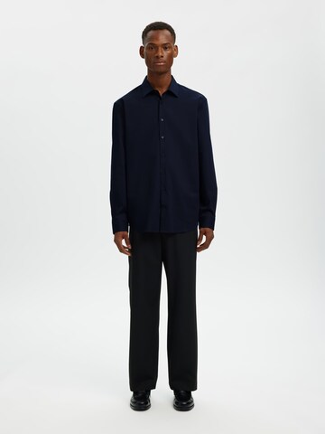 Coupe regular Chemise SELECTED en bleu