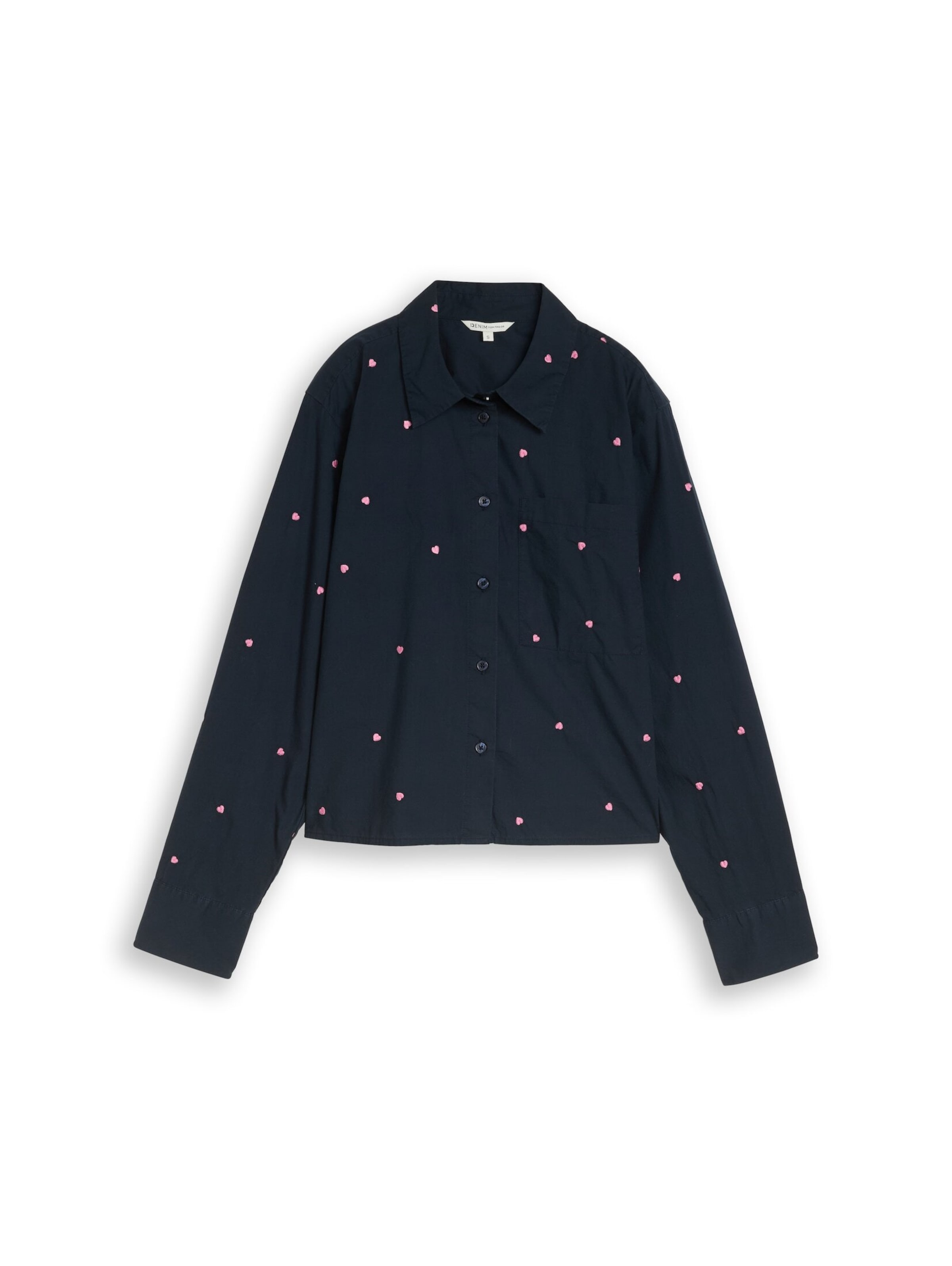 TOM TAILOR DENIM Μπλούζα σε μπλε: μπροστά