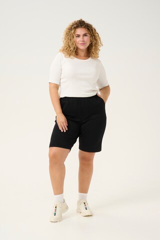 KAFFE CURVE - regular Pantalón 'Annita' en negro