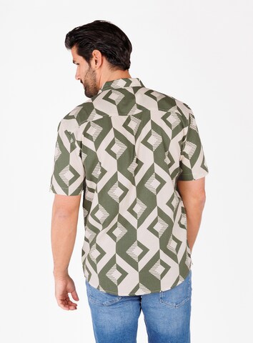 Key Largo - Ajuste regular Camisa 'TRACK' en beige