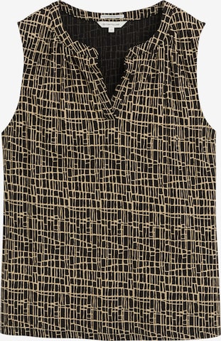 TOM TAILOR Топ в черно: отпред