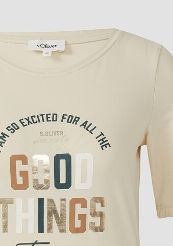 s.Oliver Shirt in Beige