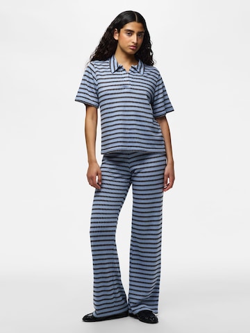 Wide Leg Pantalon 'PCJeya' PIECES en bleu