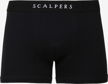 Scalpers Boxershorts 'Nos Just' in Zwart: voorkant