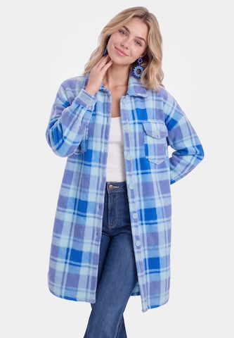 IZIA Tussenjas in Blauw: voorkant
